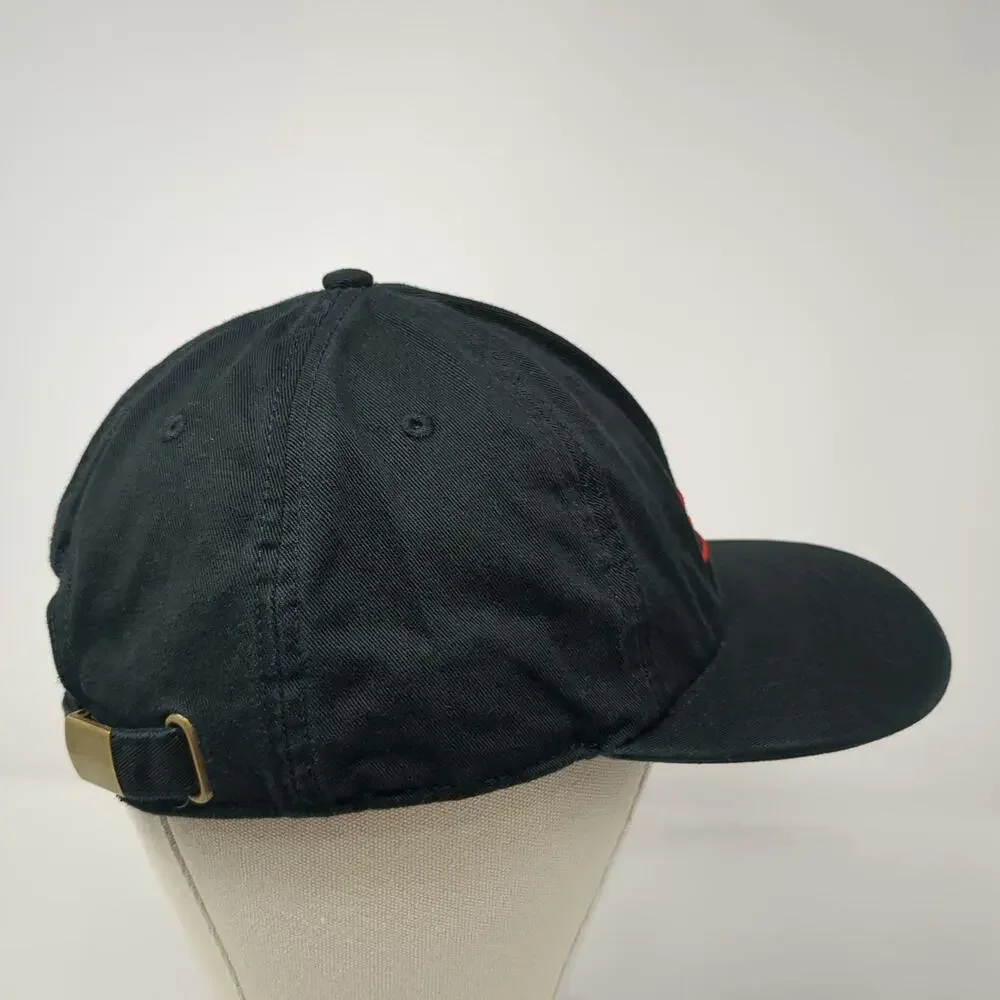 AS Colour Baseball Cap Black One Size SOFA Embroidered Cotton Slideback Hat